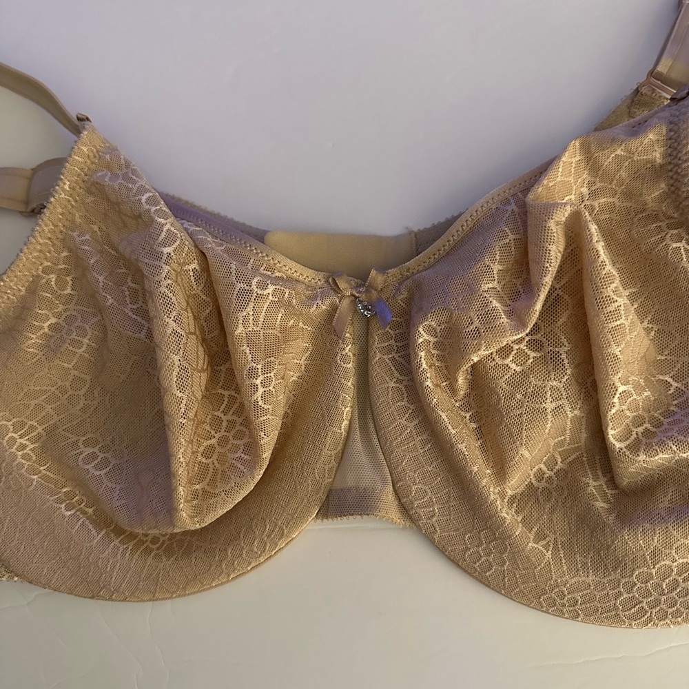 Chantelle Brand New!! 40DD Minimizing effect Bra color Nude